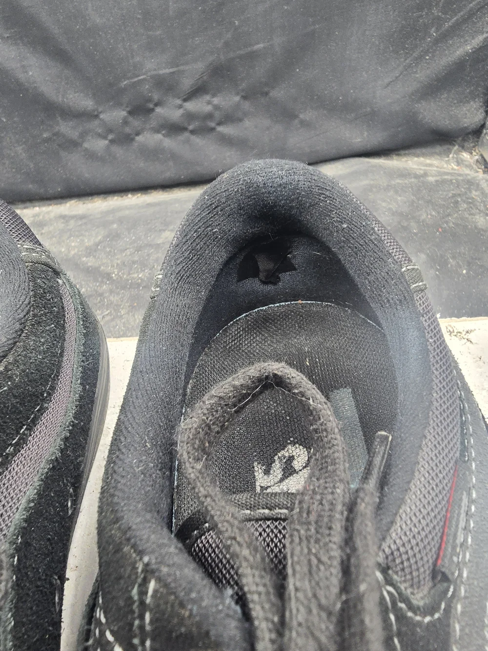Vans Black Low-Top Suede & Canvas Sneakers